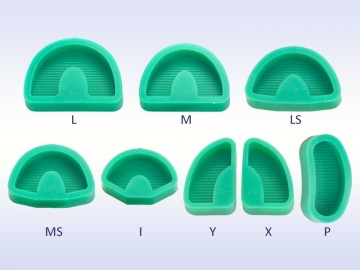 Silicone Model Formers - Green Color (14mm deep)