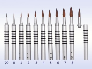 Ergonomically Designed Brushes - Alumina Handle Type C