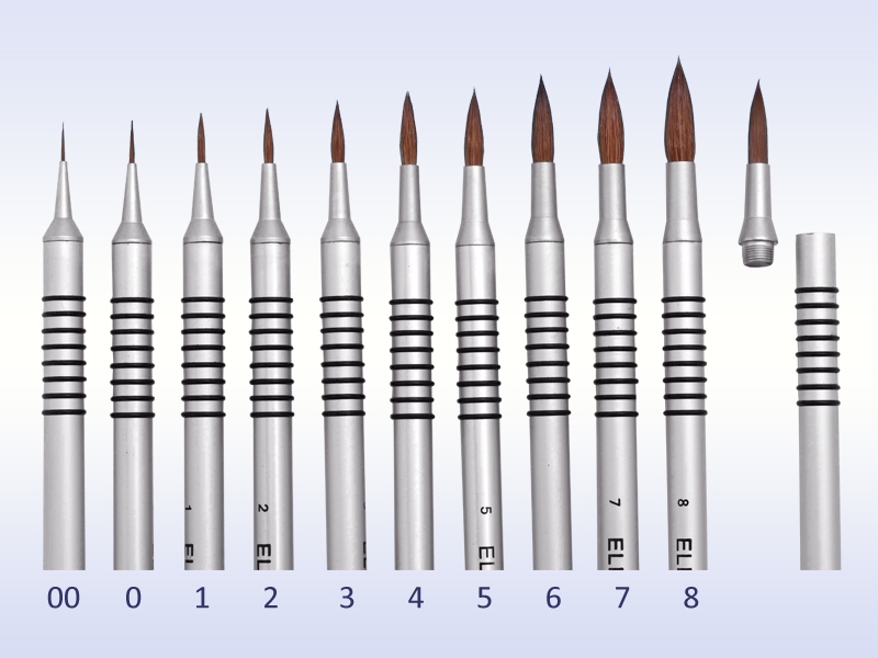 Ergonomically Designed Brushes - Alumina Handle Type C